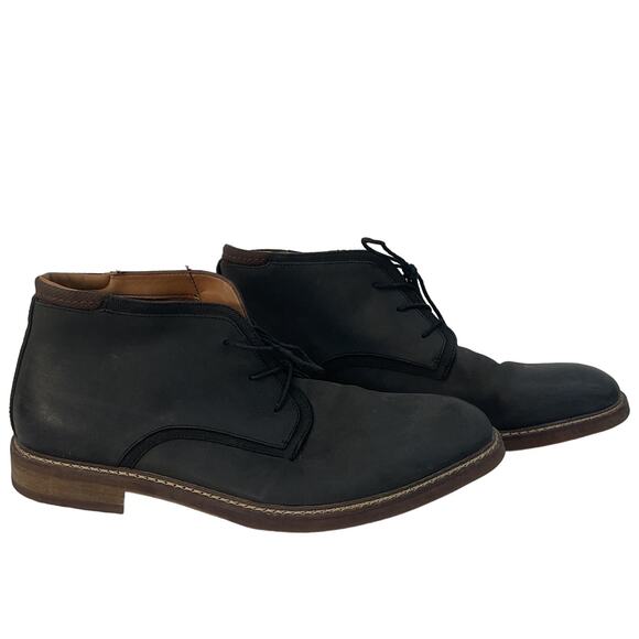 Seven 91 Men's Black Leather Chukka Boots Size 13 Preowned - Picture 1 of 7